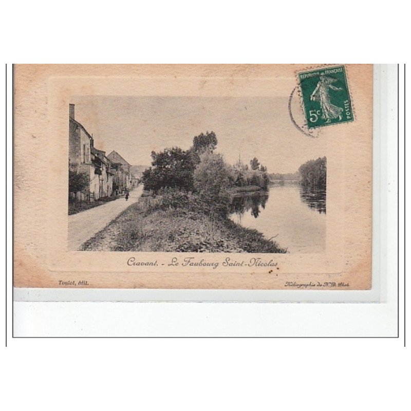 CRAVANT - Le faubourg Saint Nicolas - très bon état CRAVANT - Le faubourg Saint Nicolas - très bon état
