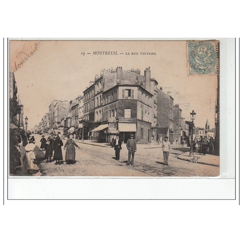 MONTREUIL SOUS BOIS - La rue Voltaire - très bon état MONTREUIL SOUS BOIS - La rue Voltaire - très bon état