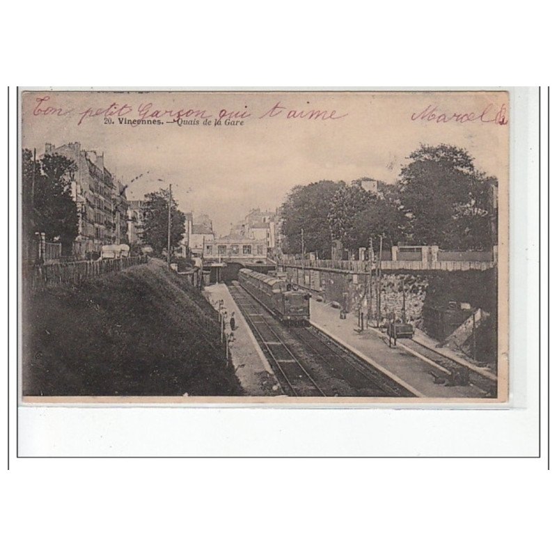 VINCENNES - Quai de la Gare - très bon état