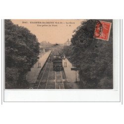 ENGHIEN LES BAINS - La Gare - Vue prise du pont - très bon état