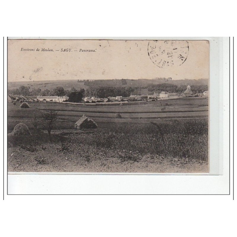 Environs de MEULAN - SAGY - Panorama - très bon état