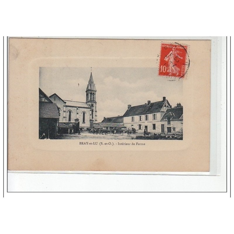 BRAY ET LU - Intérieur de Ferme - très bon état