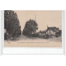 ERMONT - GROS-NOYER - Boulevard Pasteur et la Gare - très bon état