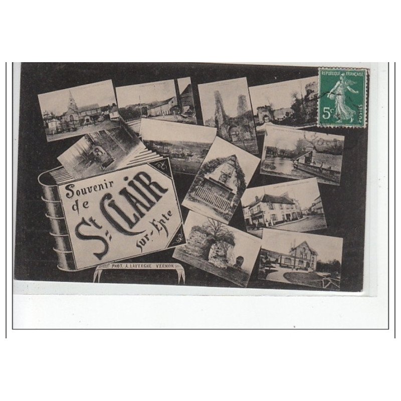 Souvenir de SAINT CLAIR SUR EPTE - très bon état