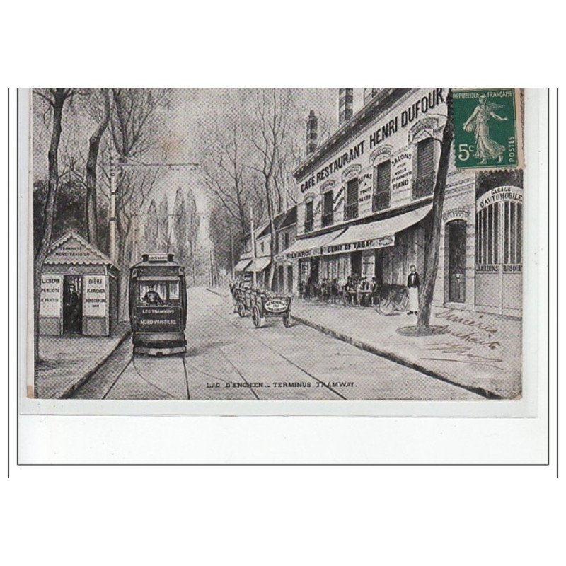 Lac d' ENGHIEN - Terminus Tramway - très bon état