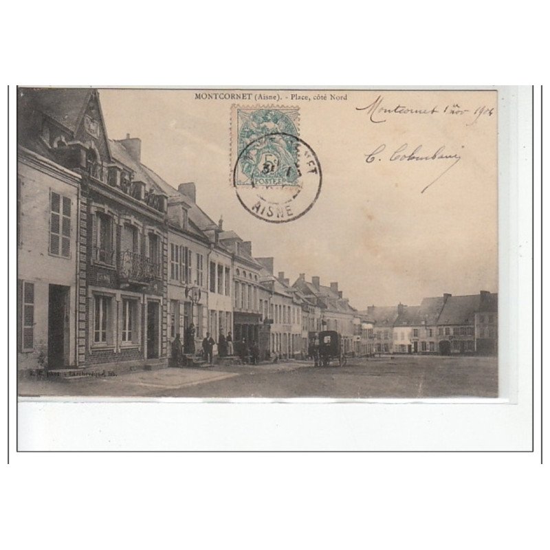 MONTCORNET - Place, côté Nord - très bon état