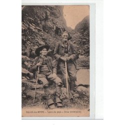 AULUS LES BAINS - Types du pays - deux centenaires - très bon état