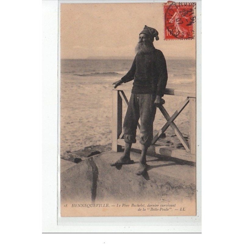HENNEQUEVILLE - Le Père Bachelet dernier survivant  de la """"Belle Poule"""" - très bon état