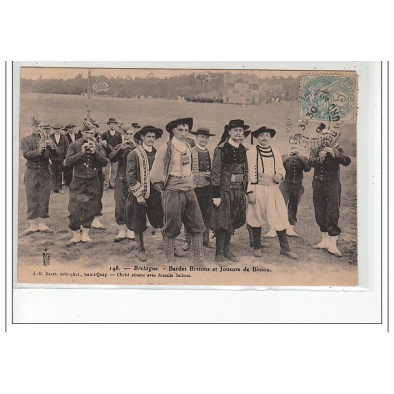 Bardes Bretons et joueurs de Biniou - très bon état