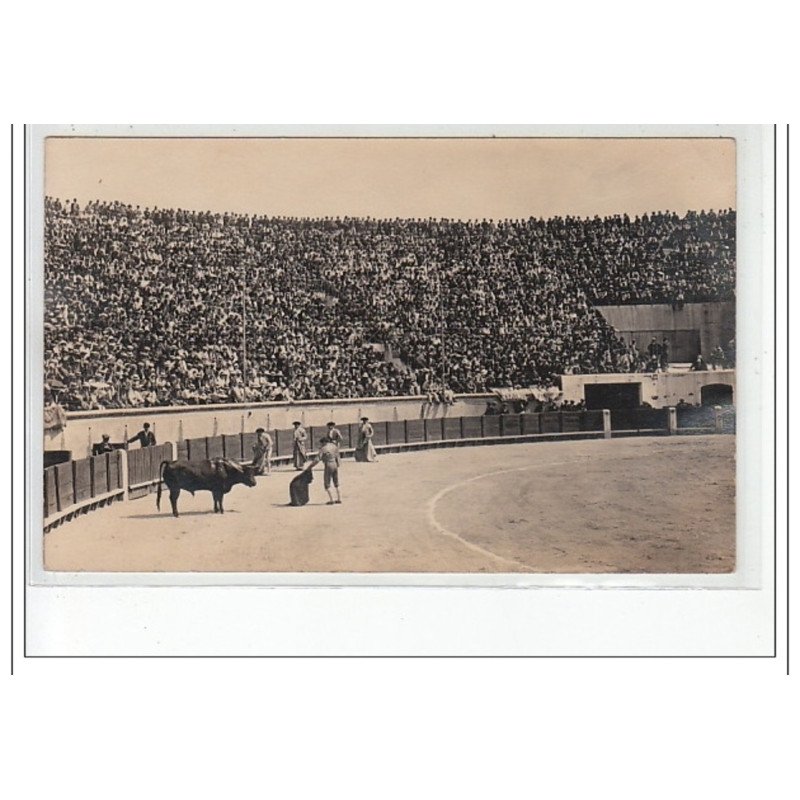 NIMES - Corrida - CARTE PHOTO - très bon état
