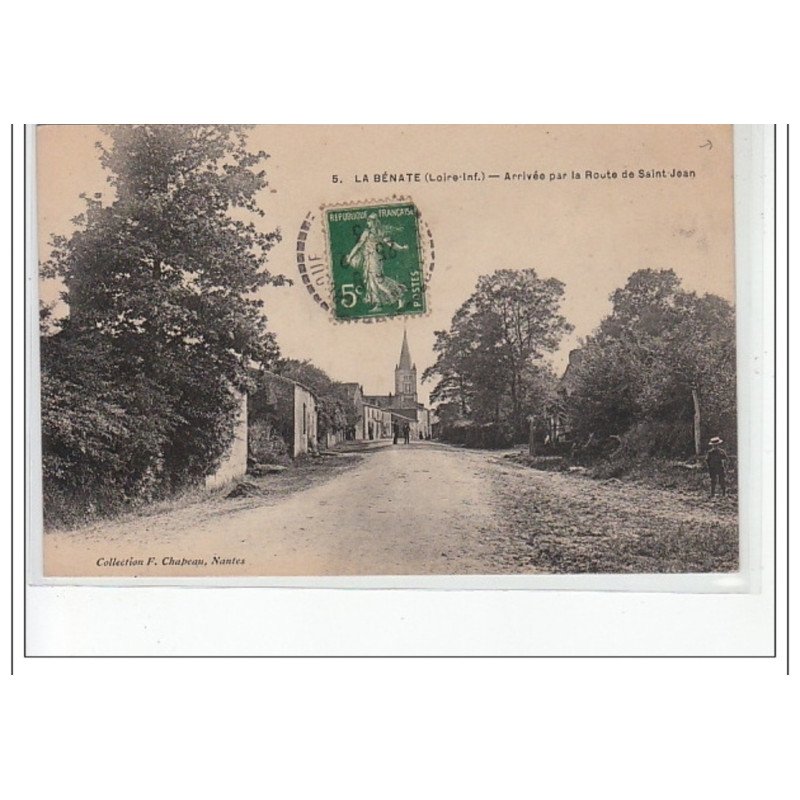 LA BENATE - Arrivée par la route de Saint Jean - état