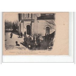 L'Inventaire à SAINT HILAIRE-SAINT FLORENT - 7 Mars 1906 - Entrée des agents du Gouvernement - état (part. décollé
