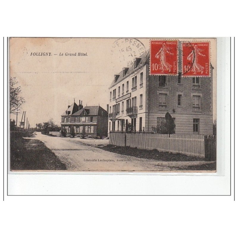 FOLLIGNY - Le Grand Hôtel - très bon état