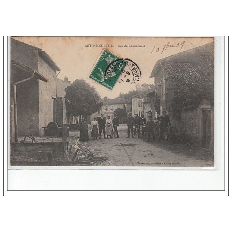 ART SUR MEURTHE - Rue de Lenoncourt - état (traces)