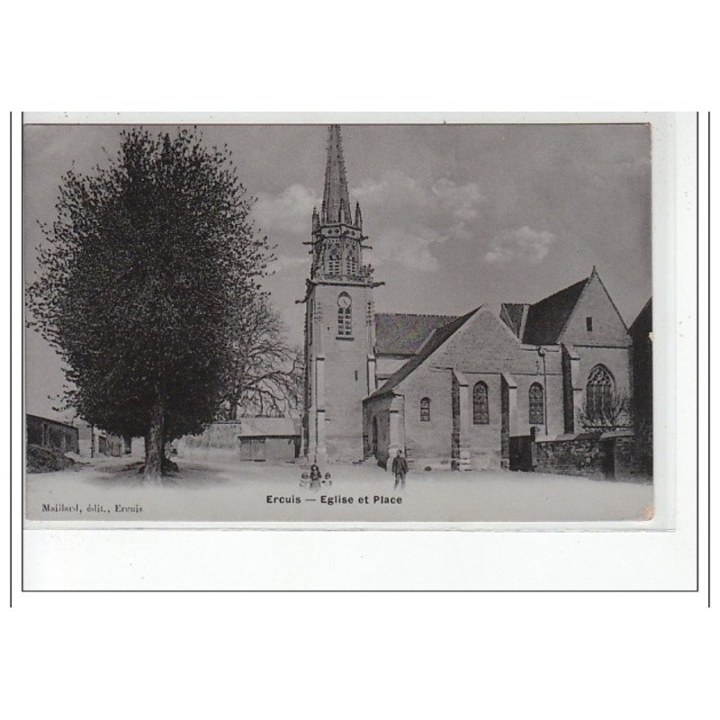 ERCUIS - Eglise et Place - très bon état