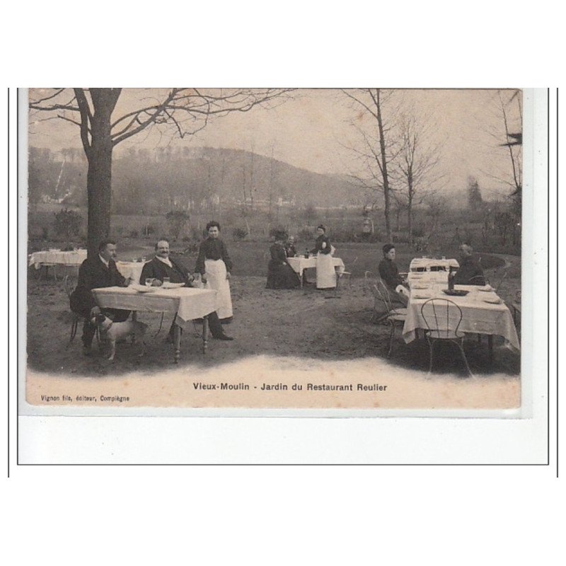VIEUX-MOULIN - Jardin du restaurant Reulier - très bon état