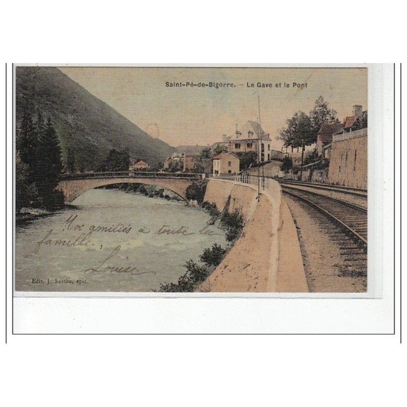 SAINT PE DE BIGORRE - Le Gave et le Pont - très bon état SAINT PE DE BIGORRE - Le Gave et le Pont - très bon état
