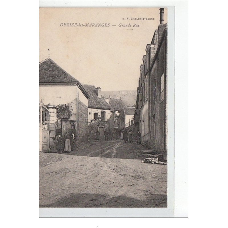 DEZIZE LES MARANGES - Grande Rue - très bon état