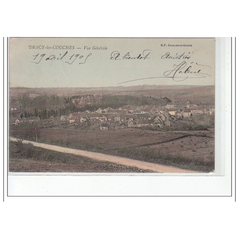 DRACY LES COUCHES - Vue générale - très bon état