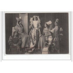 CHALON SUR SAONE - Fêtes de Carnaval 1914 Reine et ses Demoiselles d'Honneur - très bon état