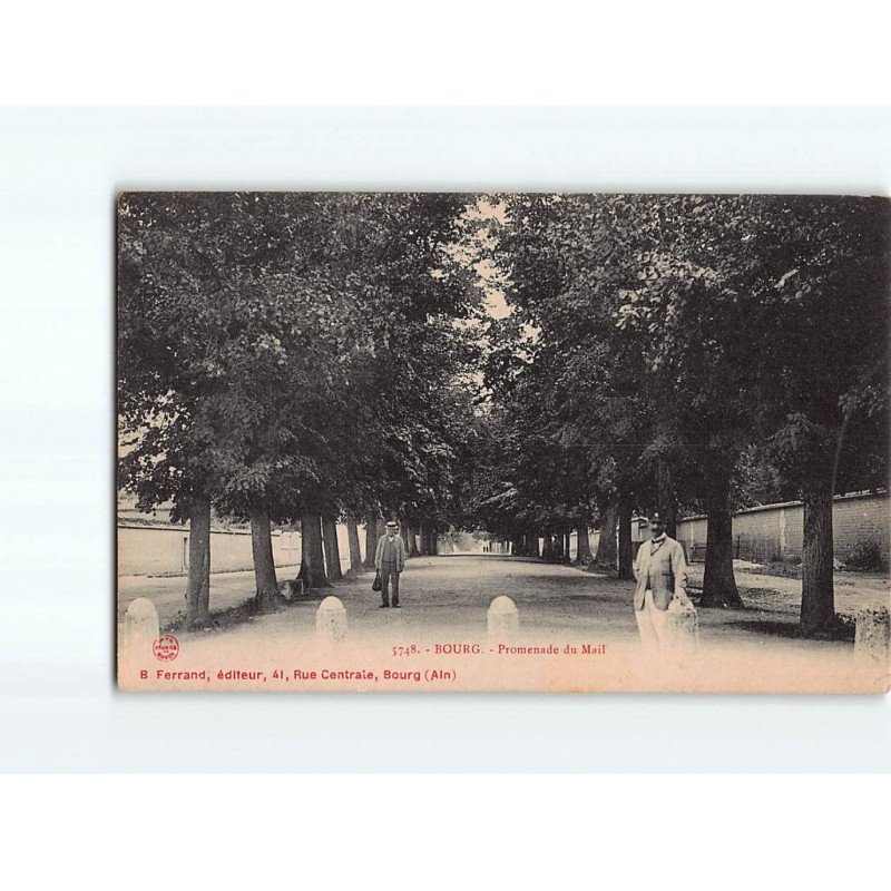 BOURG EN BRESSE : Promenade du Mail - très bon état BOURG EN BRESSE : Promenade du Mail - très bon état