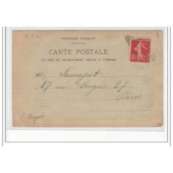 LE HAVRE - CARTE PHOTO - Sortie du Transatlantique """"La Lorraine"""" - très bon état