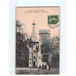BIZENEUILLE : Château de Bagnard, les tours - très bon état