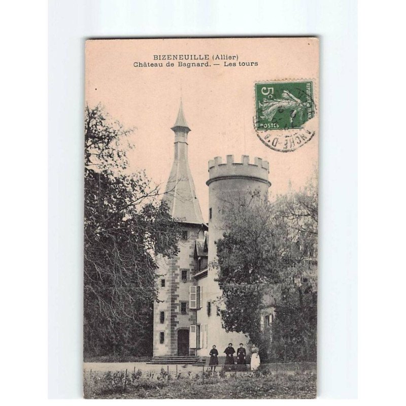 BIZENEUILLE : Château de Bagnard, les tours - très bon état BIZENEUILLE : Château de Bagnard, les tours - très bon état