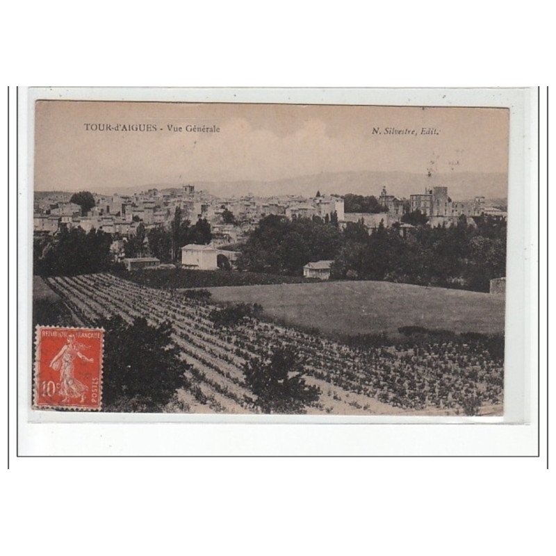 TOUR D'AIGUES - Vue générale - très bon état
