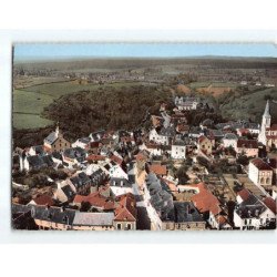 CHANTELLE LE CHATEAU : Vue générale aérienne, l'Eglise et l'Abbaye - très bon état