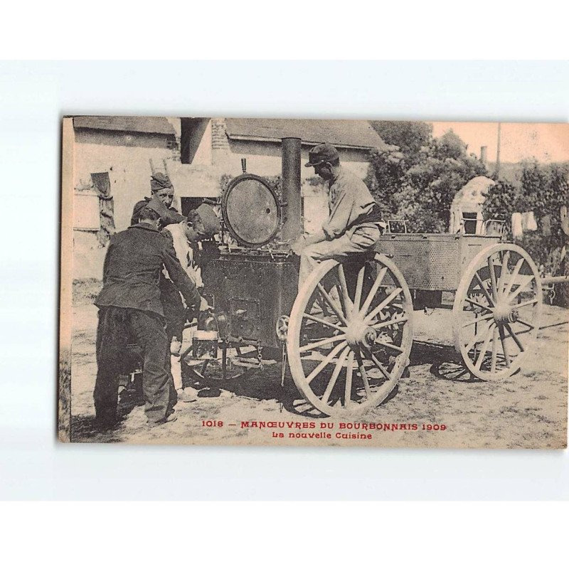 Manoeuvres du Bourbonnais 1909, La nouvelle cuisine - très bon état