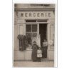 NICE : carte photo d'une mercerie vers 1910 - très bon état