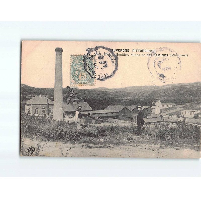 Mines de SELLAMINES, Bassin Houiller - très bon état