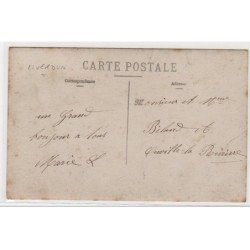 LIVERDUN : carte photo du magasin de plomberie, couverture LACOTE vers 1910 - très bon état