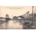 NANTES pendant les Inondations ( 1904 ) - Le Quai de la Fosse et la Gare de la Bourse - très bon état