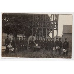 LIHONS : carte photo des pompiers vers 1910 - très bon état