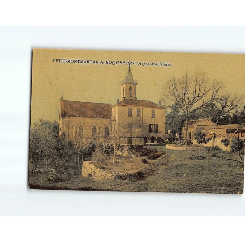 PETIT MONTMARTRE DE ROQUEFORT : Le clocher de l'Eglise - très bon état PETIT MONTMARTRE DE ROQUEFORT : Le clocher de l'Eglise - très bon état