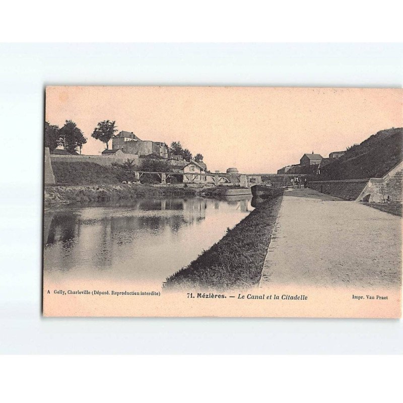 MEZIERES : Le Canal et la Citadelle - état