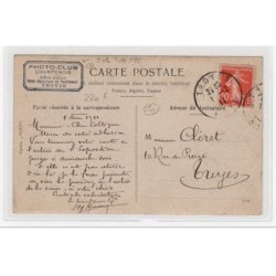 SAINT ANDRE LES VERGERS : carte photo d'une scène de fenaison prise par le photo-club Champenois en 1911 - très bon état