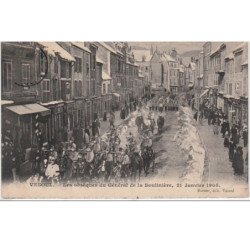 VESOUL : les obsèques du général de la Boulinière en 1905 - bon état (timbre décollé au recto)