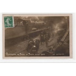 Carte photo de la catastrophe du tunnel de POUCH en 1908 - très bon état