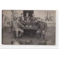 USSEL : carte photo (pompiers) - très bon état