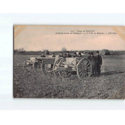 Camp de MAILLY : Artillerie lourde de Campagne, 155 C.T.R en Batterie - très bon état