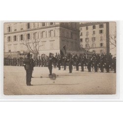 BASTIA : carte photo d'une cérémonie militaire - très bon état