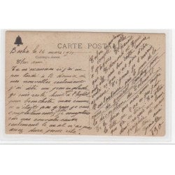 BASTIA : carte photo d'une cérémonie militaire - très bon état