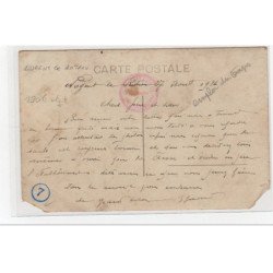 NOGENT LE ROTROU : carte photo (side car et attelage) - état (2 coins manquant)