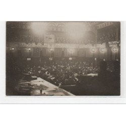 NIMES : carte photo du congrès socialiste en 1910 - très bon état