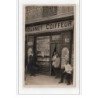 SETE - CETTE : carte photo du coiffeur ROUANET (éditeur de cartes postales) - bon état (une petite déchirure)