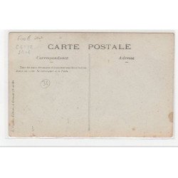 SETE - CETTE : carte photo du coiffeur ROUANET (éditeur de cartes postales) - bon état (une petite déchirure)