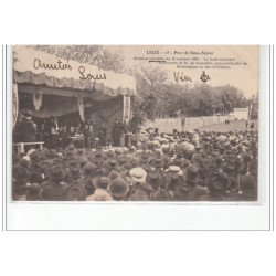 LEGE - Parc de Beau-Séjour - Réunion Royaliste 1903 - La foule écoutant M. de Jouantho - très bon état